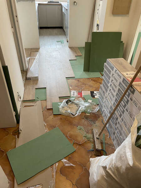 Parquets & Carrelages — réalisation VBS Bâtiment à Fontenay-sous-Bois — VBS Bâtiment à Fontenay-sous-Bois