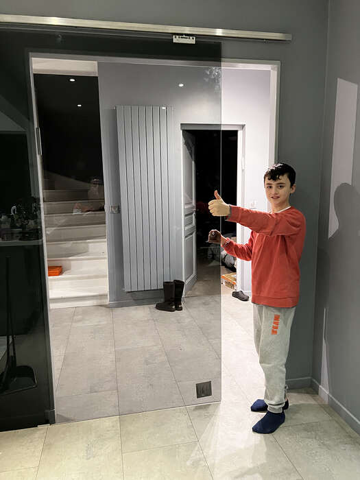 Ouverture créée entre deux pièces lors d'une rénovation intérieure — VBS Bâtiment