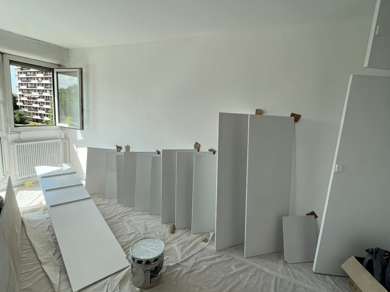 Pose de plaques de plâtre et préparation des cloisons — VBS Bâtiment à Fontenay-sous-Bois