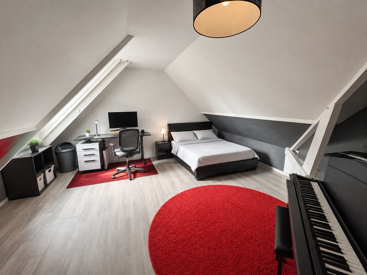 Chambre aménagée sous combles — VBS Bâtiment à Fontenay-sous-Bois